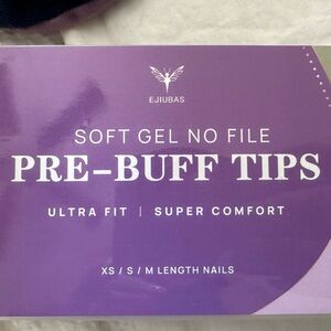 Soft gel, no buff nails